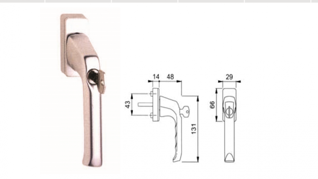 POLUOLIVE S CILINDROM (Hoppe)